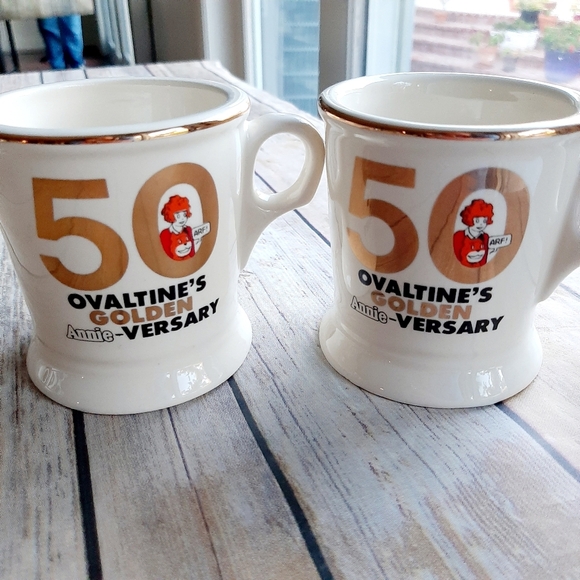 Ovaltine Other - SET OF TWO COLLECTIBLE OVALTINE MUGS